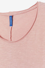 Raw-edge T-shirt