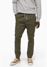 Cotton twill joggers