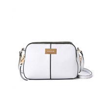Triple compartment cross body bag