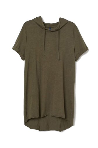 Long Hooded T-shirt